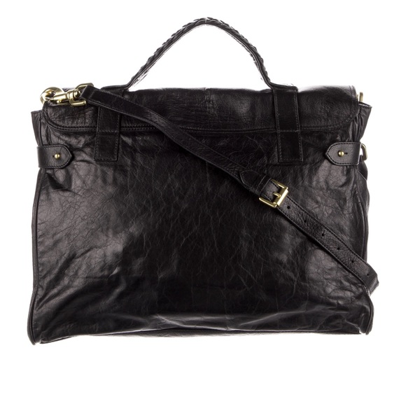 Mulberry Black Leather Satchel - Picture 6 of 12